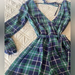 FRANCESCAS MI AMI Plaid Romper